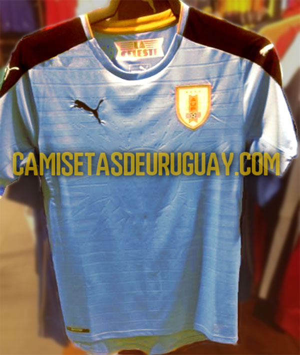 Nueva camiseta de Uruguay para 2016